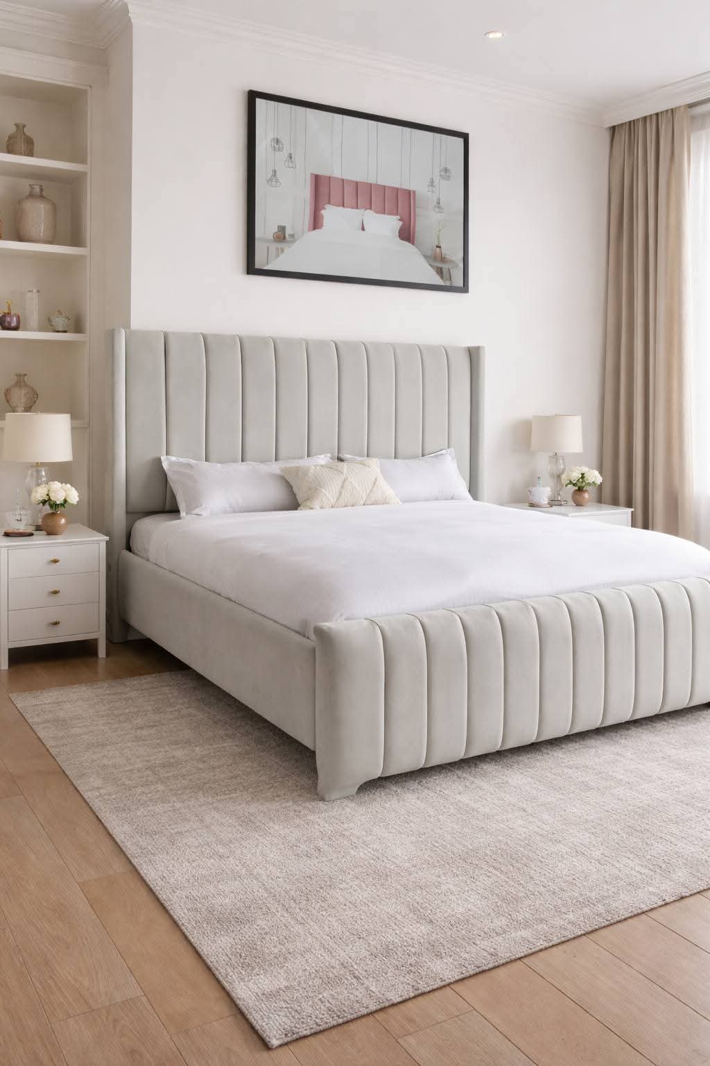 Diani Contour Upholstered Bed